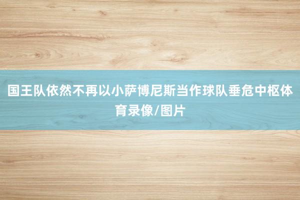 国王队依然不再以小萨博尼斯当作球队垂危中枢体育录像/图片