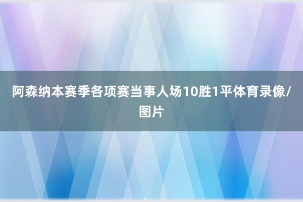 阿森纳本赛季各项赛当事人场10胜1平体育录像/图片