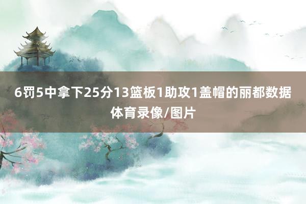 6罚5中拿下25分13篮板1助攻1盖帽的丽都数据体育录像/图片