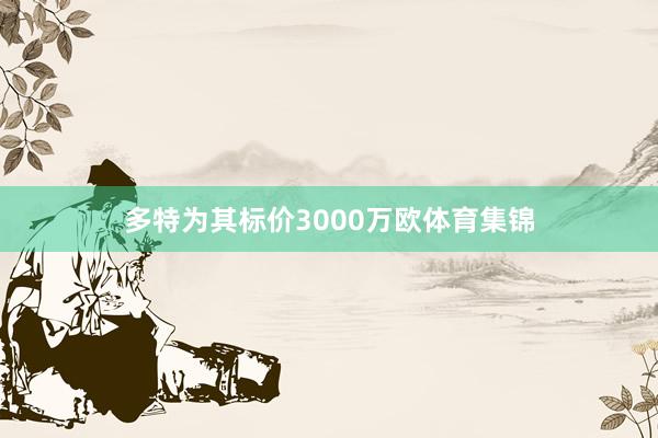 多特为其标价3000万欧体育集锦