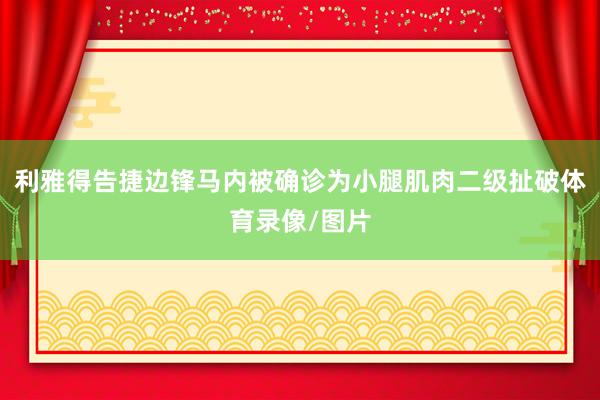 利雅得告捷边锋马内被确诊为小腿肌肉二级扯破体育录像/图片