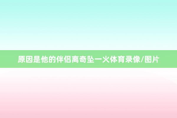 原因是他的伴侣离奇坠一火体育录像/图片