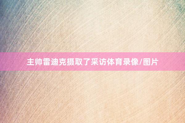 主帅雷迪克摄取了采访体育录像/图片