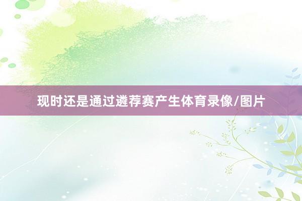 现时还是通过遴荐赛产生体育录像/图片