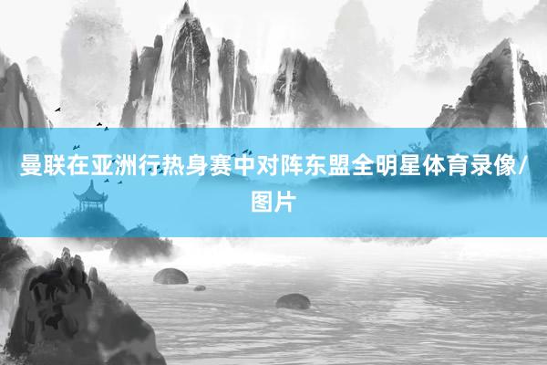 曼联在亚洲行热身赛中对阵东盟全明星体育录像/图片