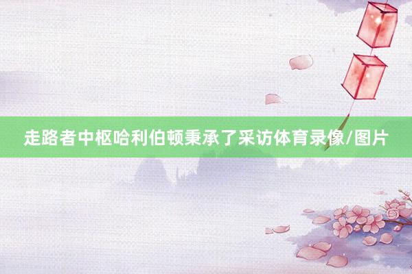 走路者中枢哈利伯顿秉承了采访体育录像/图片