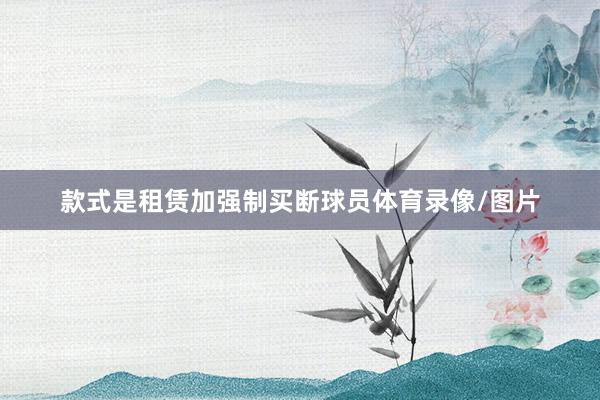款式是租赁加强制买断球员体育录像/图片