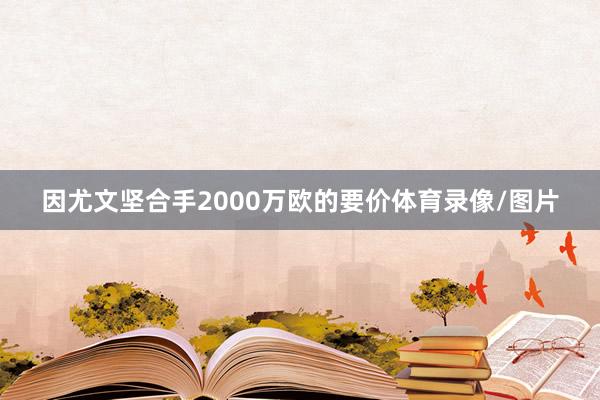 因尤文坚合手2000万欧的要价体育录像/图片