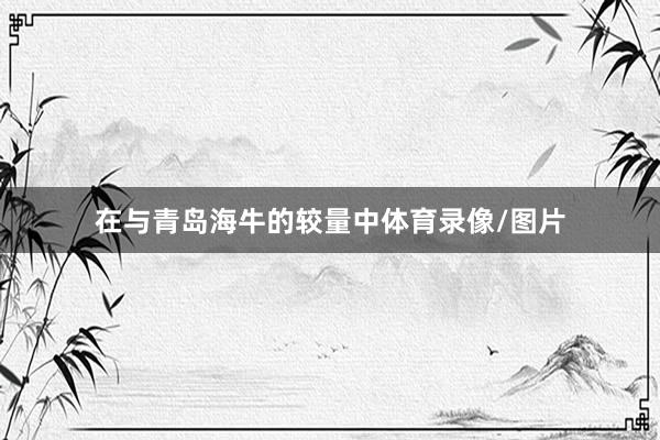在与青岛海牛的较量中体育录像/图片