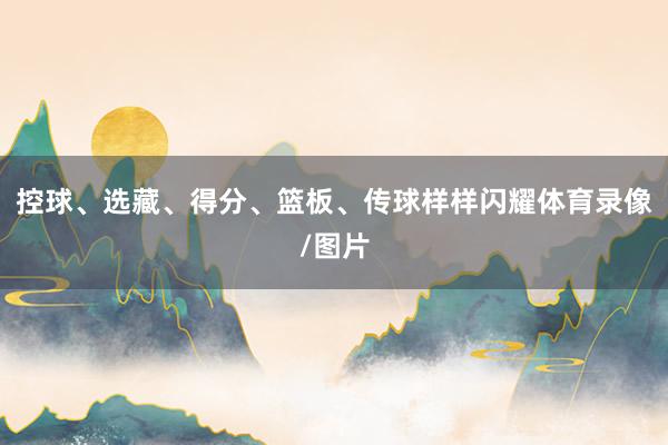 控球、选藏、得分、篮板、传球样样闪耀体育录像/图片