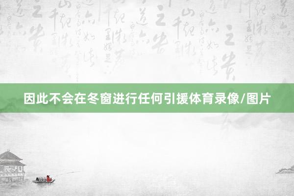 因此不会在冬窗进行任何引援体育录像/图片