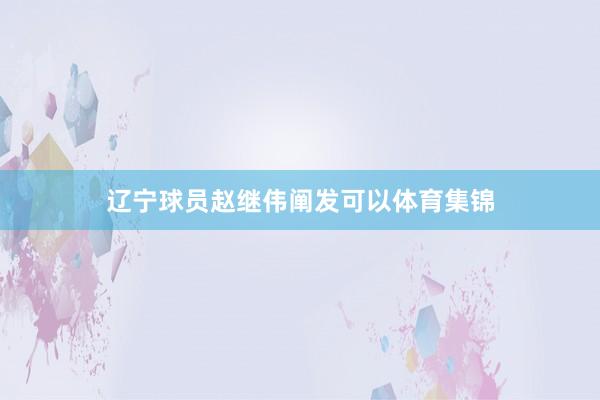 辽宁球员赵继伟阐发可以体育集锦