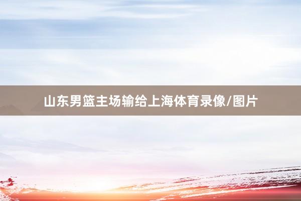 山东男篮主场输给上海体育录像/图片
