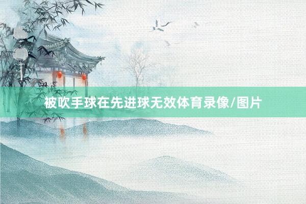被吹手球在先进球无效体育录像/图片