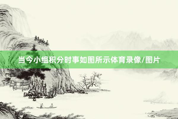 当今小组积分时事如图所示体育录像/图片